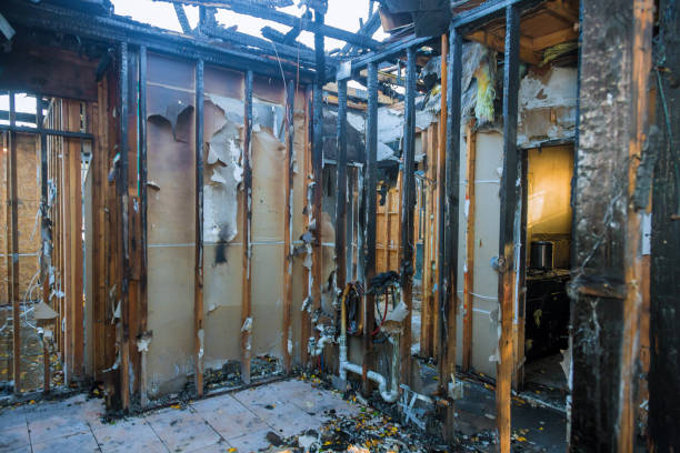 Professional Fire Damage Assessment technician working in Gothenburg, NE
